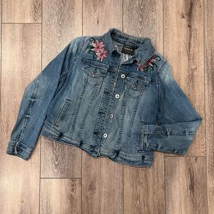Torrid Embroidered Denim Jacket